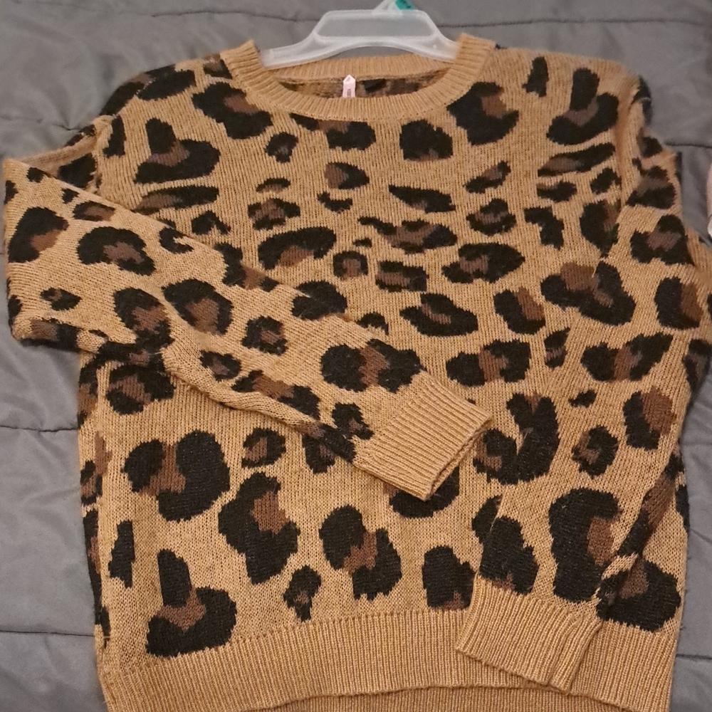 Leopard Print Sweater